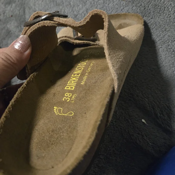 Birkenstock Kids Brown Suede Sandals - Picture 10 of 11